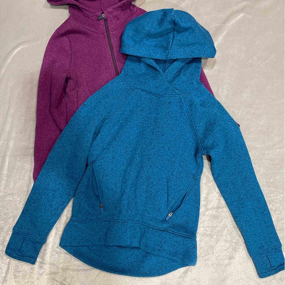 Old Navy Kids Blue and Purple Sweaters